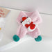 Wholesale Christmas snow Bear Plush children scarf JDC-SC-LH014 scarf 旅禾 LIGHT PINK Wholesale Jewelry JoyasDeChina Joyas De China