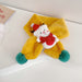 Wholesale Christmas snow Bear Plush children scarf JDC-SC-LH014 scarf 旅禾 YELLOW Wholesale Jewelry JoyasDeChina Joyas De China