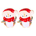 Wholesale Christmas Snowman Alloy Earrings JDC-ES-JQ157 Earrings JoyasDeChina color Wholesale Jewelry JoyasDeChina Joyas De China