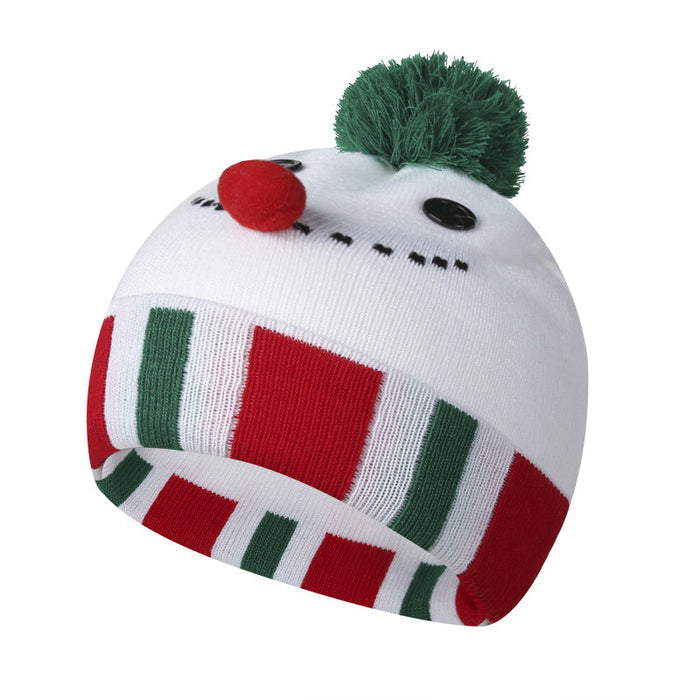 Wholesale Christmas Snowman wool hat JDC-FH-GSYH060 FashionHat 予画 1 Average code Wholesale Jewelry JoyasDeChina Joyas De China