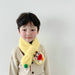 Wholesale Christmas solid Plush children scarf JDC-SC-LH005 scarf 旅禾 yellow Wholesale Jewelry JoyasDeChina Joyas De China