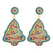 Wholesale Christmas Tree Alloy Earrings JDC-ES-JQ179 Earrings JoyasDeChina 1 Wholesale Jewelry JoyasDeChina Joyas De China