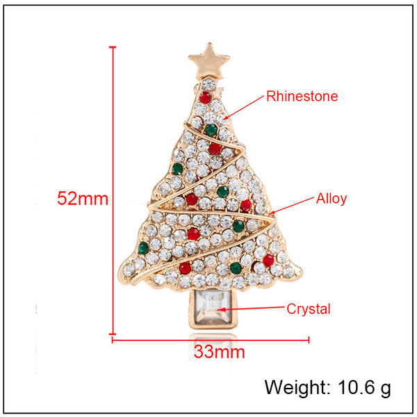 Wholesale Christmas tree Brooch JDC-BC-KQ006 Brooches JoyasDeChina Wholesale Jewelry JoyasDeChina Joyas De China
