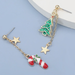 Wholesale christmas tree cane alloy earrings JDC-ES-JY002 Earrings JoyasDeChina Wholesale Jewelry JoyasDeChina Joyas De China