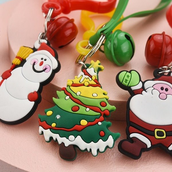 Wholesale Christmas Tree PVC Soft Rubber Keychain JDC-KC-WS022 Keychains 围颂 Wholesale Jewelry JoyasDeChina Joyas De China