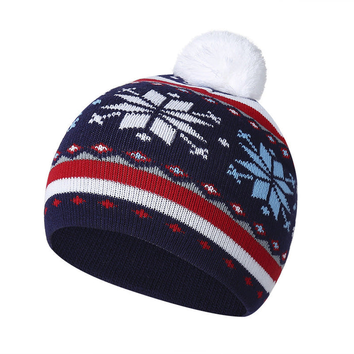 Wholesale Christmas wool Snowman knitted hat JDC-FH-GSYH093 FashionHat 予画 1 Average code Wholesale Jewelry JoyasDeChina Joyas De China