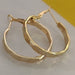 Wholesale circle metal earrings JDC-ES-WN017 Earrings 薇妮 AER948gold Wholesale Jewelry JoyasDeChina Joyas De China