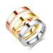 Wholesale circular arc stainless steel smooth ring JDC-RS-Dingc009 Rings 顶潮 Wholesale Jewelry JoyasDeChina Joyas De China