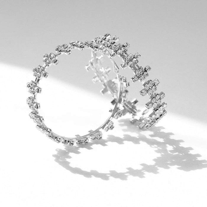 Wholesale Claw Chain Alloy Rhinestone Earrings JDC-ES-JL960 Earrings 氿乐 Wholesale Jewelry JoyasDeChina Joyas De China