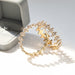 Wholesale Claw Chain Alloy Rhinestone Earrings JDC-ES-JL960 Earrings 氿乐 gold Wholesale Jewelry JoyasDeChina Joyas De China