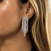 Wholesale Claw Chain Copper Rhinestone Tassel Earrings JDC-ES-DN041 Earrings 道妮 Wholesale Jewelry JoyasDeChina Joyas De China