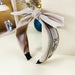 Wholesale cloth bear bow hair anti slip hoop Headband JDC-HD-O250 Headband JoyasDeChina Khaki [coffee bear] Wholesale Jewelry JoyasDeChina Joyas De China