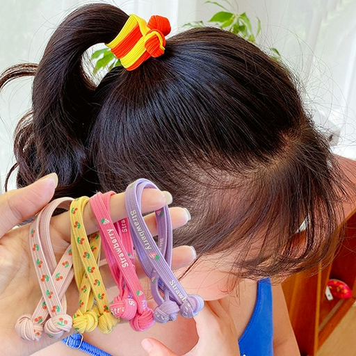 Wholesale cloth children's knotted Hair Scrunchies JDC-HS-i322 Hair Scrunchies JoyasDeChina Wholesale Jewelry JoyasDeChina Joyas De China