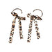 Wholesale cloth plaid earrings JDC-ES-NZ040 Earrings 奈珠 Wholesale Jewelry JoyasDeChina Joyas De China