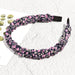 Bulk Jewelry Wholesale cloth pleated flower cloth art Headband JDC-HD-K037 Wholesale factory from China YIWU China
