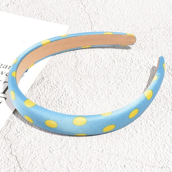 Bulk Jewelry Wholesale cloth polka dot candy color sponge headband JDC-HD-K053 Wholesale factory from China YIWU China