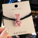 Bulk Jewelry Wholesale cloth rabbit Hair Scrunchies JDC-HS-K065 Wholesale factory from China YIWU China