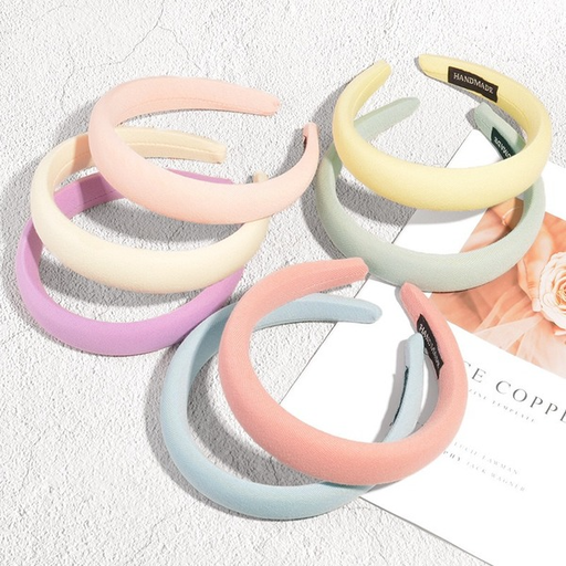 Bulk Jewelry Wholesale cloth solid color sponge maca faucet Headband JDC-HD-K059 Wholesale factory from China YIWU China
