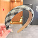 Wholesale cloth sponge Headband JDC-HD-i113 Headband JoyasDeChina 3# black and white check Wholesale Jewelry JoyasDeChina Joyas De China