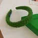 Wholesale cloth woven Headband JDC-HD-BY016 Headband 宝钰 green Wholesale Jewelry JoyasDeChina Joyas De China