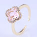 Wholesale clover personalized opening ring JDC-RS-WY082 Rings JoyasDeChina 4# Wholesale Jewelry JoyasDeChina Joyas De China