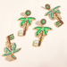 Wholesale coconut tree alloy diamond earrings JDC-ES-JQ154 Earrings JoyasDeChina Wholesale Jewelry JoyasDeChina Joyas De China