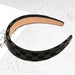 Wholesale coffee color pu leather hair band JDC-HD-PZ004 Headband 蒲钻 Wholesale Jewelry JoyasDeChina Joyas De China