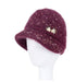 Wholesale cold proof and warm wool hats for the elderly JDC-FH-GSXR005 Fashionhat 新锐 purple Wholesale Jewelry JoyasDeChina Joyas De China