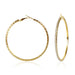 Wholesale cold wind silver needle Big Circle hoop earrings JDC-ES-GSTC023 Earrings JoyasDeChina golden Wholesale Jewelry JoyasDeChina Joyas De China