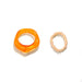 Bulk Jewelry Wholesale color acrylic index finger ring set of 2 JDC-RS-D057 Wholesale factory from China YIWU China