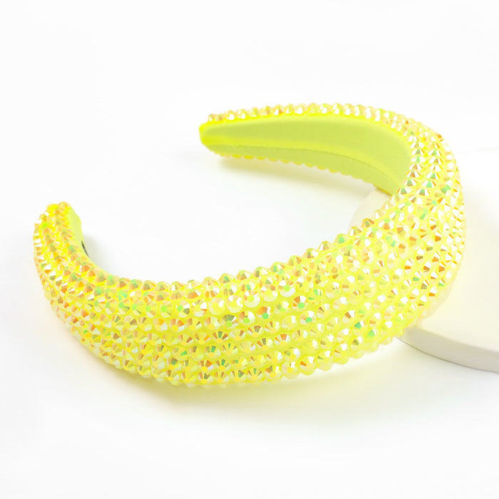 Bulk Jewelry Wholesale color acrylic wide-brimmed sponge hairband JDC-HD-GSCL001 Wholesale factory from China YIWU China