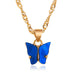 Bulk Jewelry Wholesale color alloy Butterfly Necklace JDC-NE-D574 Wholesale factory from China YIWU China