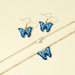 Bulk Jewelry Wholesale color alloy butterfly necklace JDC-NE-D595 Wholesale factory from China YIWU China
