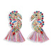 Bulk Jewelry Wholesale color alloy colored diamond bird earrings JDC-ES-V089 Wholesale factory from China YIWU China