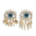 Wholesale color alloy drip evil eye earrings JDC-ES-V053 Earrings JoyasDeChina #12 Wholesale Jewelry JoyasDeChina Joyas De China