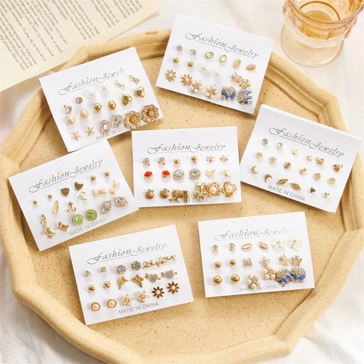Bulk Jewelry Wholesale color alloy elephant pearl earrings JDC-ES-D459 Wholesale factory from China YIWU China