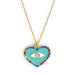 Bulk Jewelry Wholesale color alloy evil's Eye necklace girl JDC-NE-BD004 Wholesale factory from China YIWU China