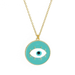 Bulk Jewelry Wholesale color alloy evil's Eye necklace JDC-NE-BD005 Wholesale factory from China YIWU China