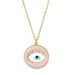 Bulk Jewelry Wholesale color alloy evil's Eye necklace JDC-NE-BD005 Wholesale factory from China YIWU China