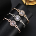 Bulk Jewelry Wholesale color alloy flash Diamond Bracelet JDC-BT-D319 Wholesale factory from China YIWU China
