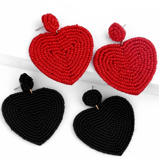 Bulk Jewelry Wholesale color alloy love knitting Earrings JDC-ES-GSAS042 Wholesale factory from China YIWU China