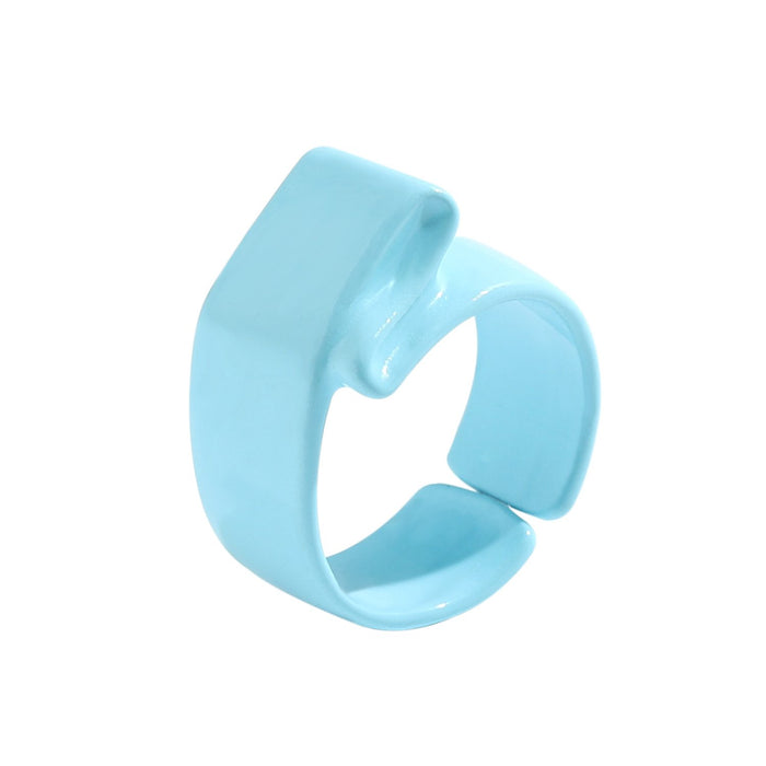 Bulk Jewelry Wholesale color alloy painted ring JDC-RS-RXJQ004 Wholesale factory from China YIWU China