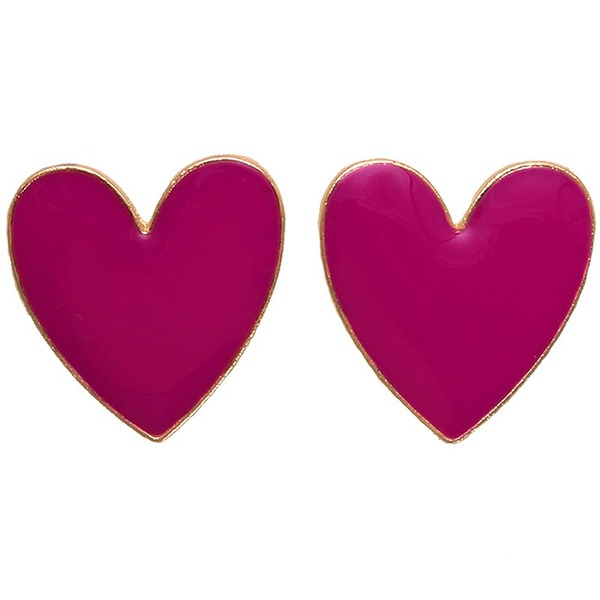 Bulk Jewelry Wholesale color alloy peach heart studs JDC-ES-V071 Wholesale factory from China YIWU China