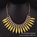 Wholesale color alloy rhinestone necklaces JDC-NE-GSGL001 necklaces JoyasDeChina yellow Wholesale Jewelry JoyasDeChina Joyas De China