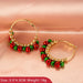 Wholesale color alloy Santa Snowman Bell Earrings JDC-ES-GSMH052 Earrings JoyasDeChina 01 bell Earrings 3147 Wholesale Jewelry JoyasDeChina Joyas De China