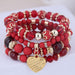 Bulk Jewelry Wholesale color alloy tassel multi-layer mixed bead bracelet JDC-BT-GSWY023 Wholesale factory from China YIWU China