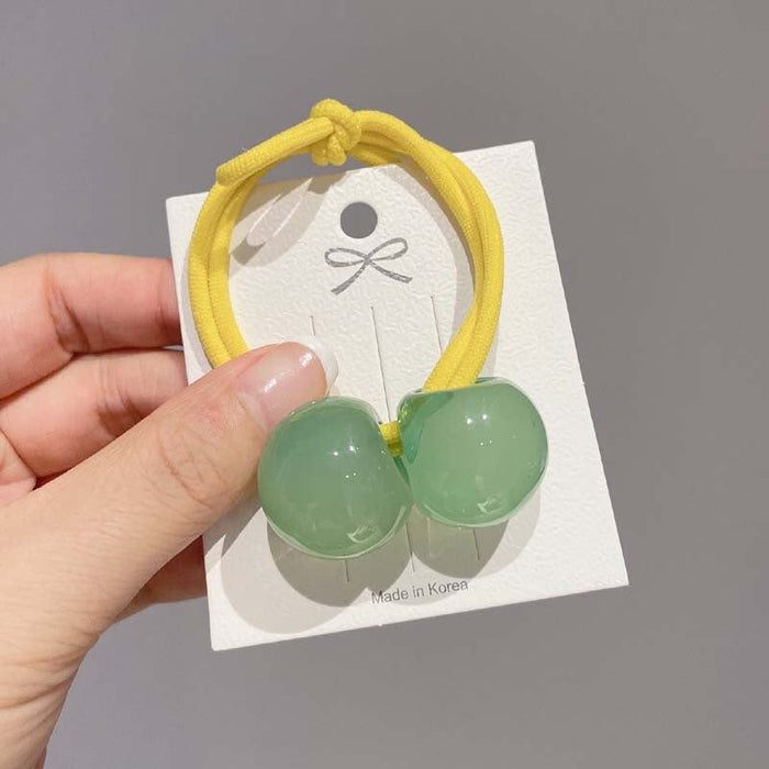 Wholesale color ball jelly hair rope JDC-HS-GSFS009 Hair Scrunchies 夙尚 Wholesale Jewelry JoyasDeChina Joyas De China