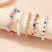 Wholesale color beaded alloy bracelet set JDC-BT-AYN006 Bracelet JoyasDeChina S098-Bracelet Set Wholesale Jewelry JoyasDeChina Joyas De China