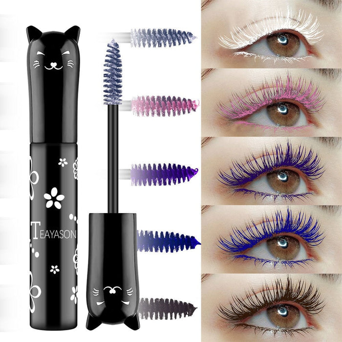 Wholesale color blue purple pink white purple royal blue coffee is not easy to smudge mascara JDC-MA-XuQ001 Mascara 徐芹 Wholesale Jewelry JoyasDeChina Joyas De China