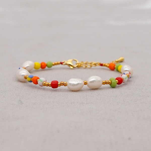 Bulk Jewelry Wholesale color bohemian pearl bracelet JDC-gbh351 Wholesale factory from China YIWU China